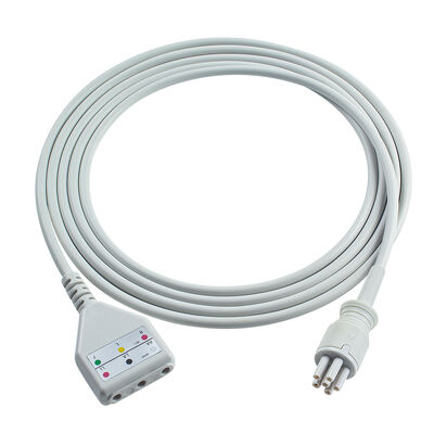 Omron > Colin 6Pin Connector 3 5Lead ECG Trunk Adapter Cable MC039-55 สายต่อเติม ECG สไตล์ Din